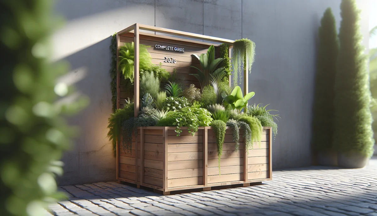 Comment construire une jardinière en bois : guide complet 2026 - AI generated illustration
