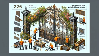 Rénover un portail en fer forgé : guide complet et astuces 2026 - AI generated illustration